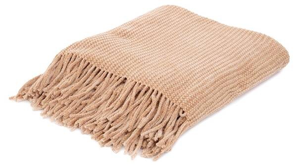 

Одеяло Homlando CHENILLE, 130x2x170 см, бежевый