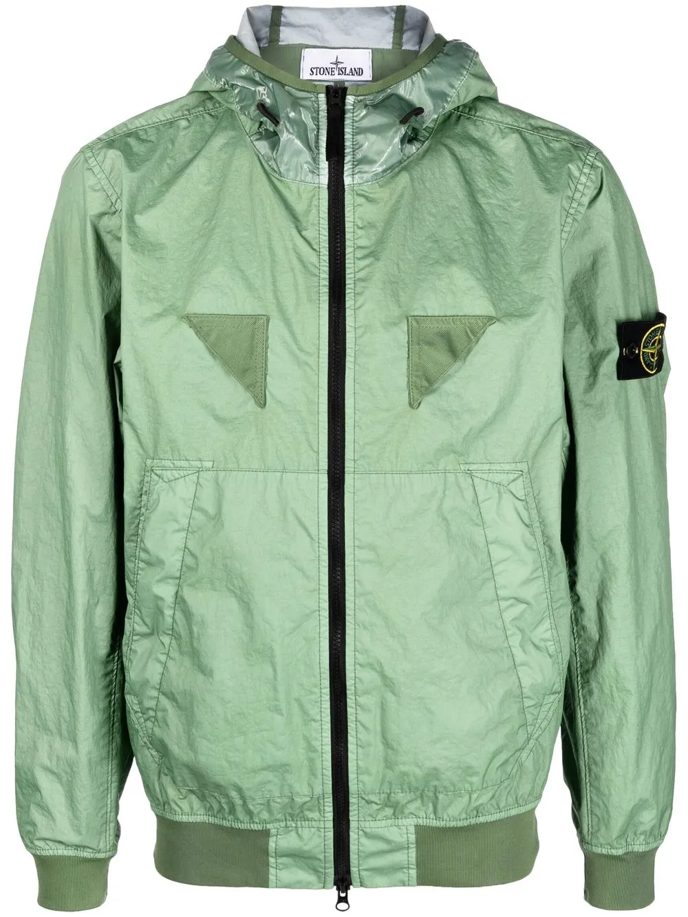 

Легкая куртка с нашивкой-логотипом Stone Island, зеленый