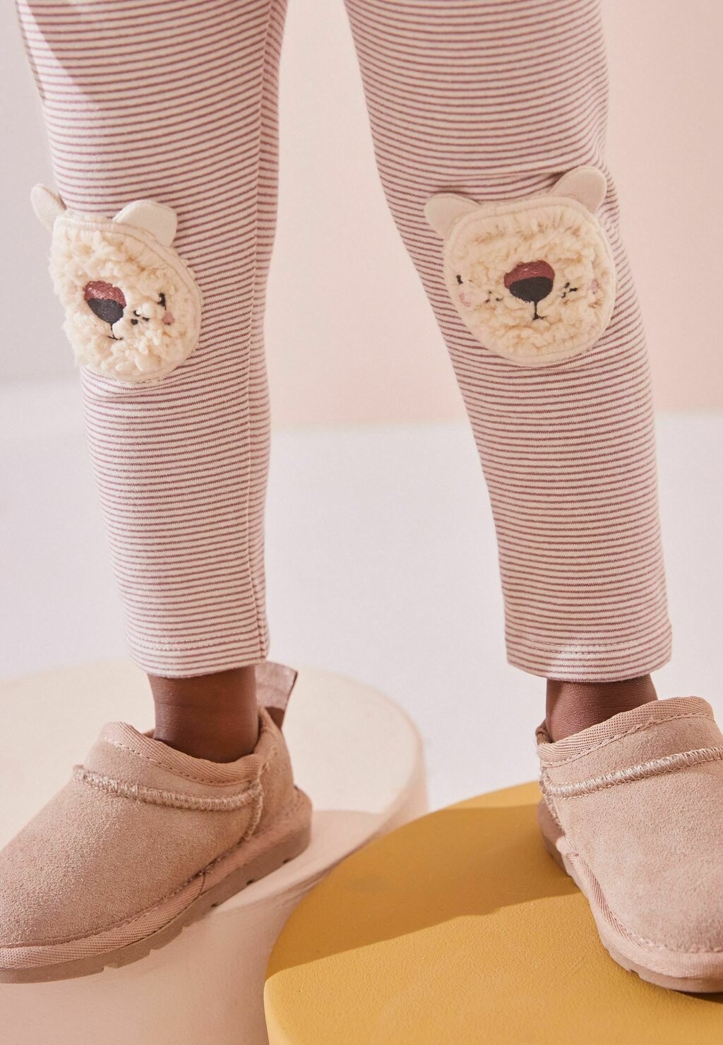 

Брюки EMBELLISHED, Leggings Next, бежевый