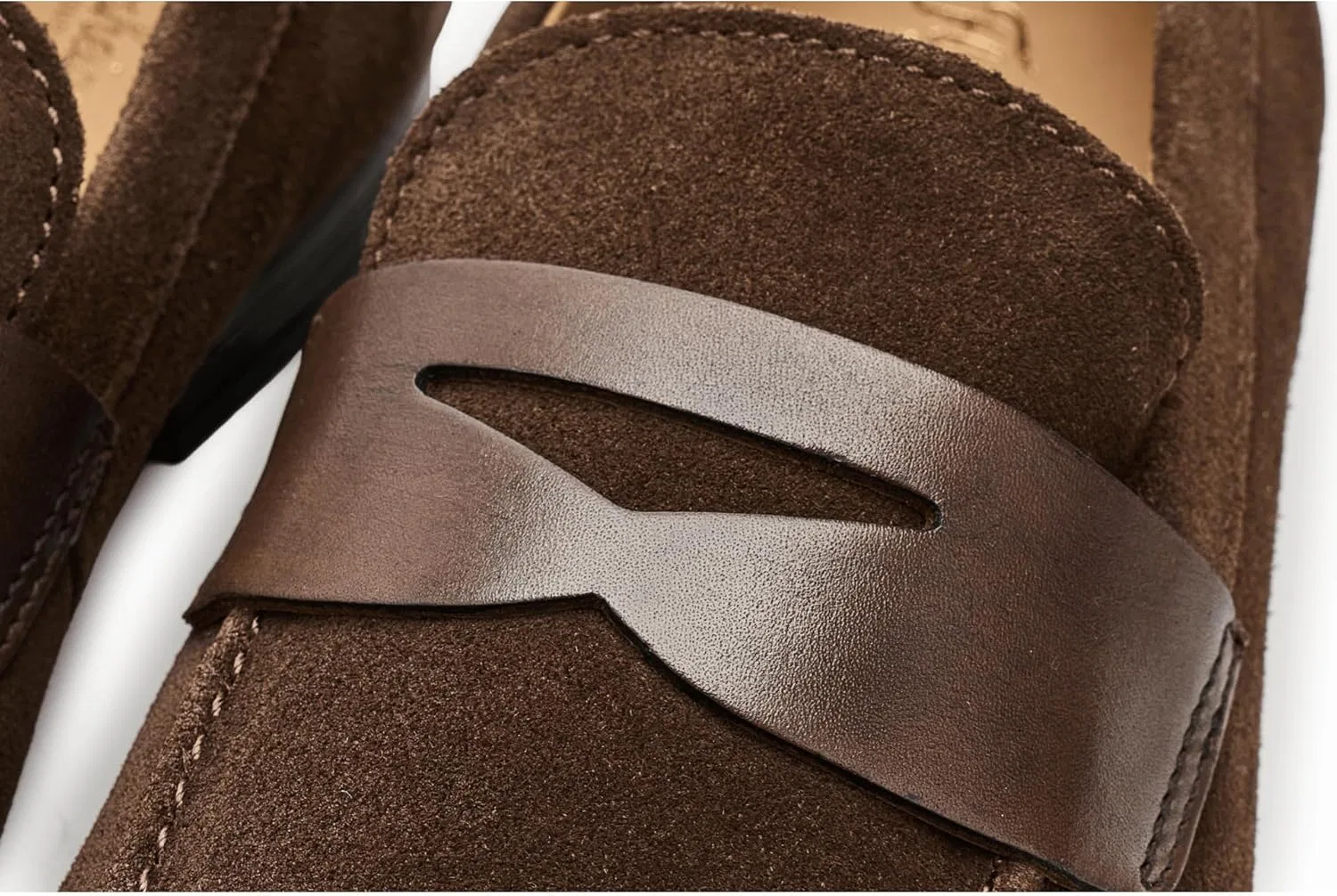 Лоферы Florsheim Modena Moc Toe Penny, коричневая замша — фото 2