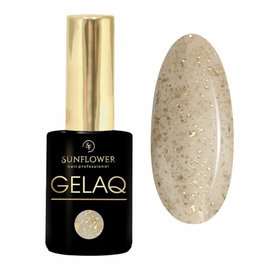 

Эффект золотых чешуек, нюдовый 083 Gelaq, SUNFLOWER
