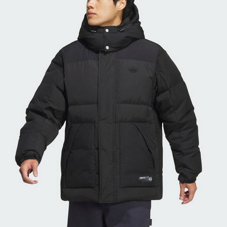 Куртка пуховая черная FW24 Adidas Originals — фото 3