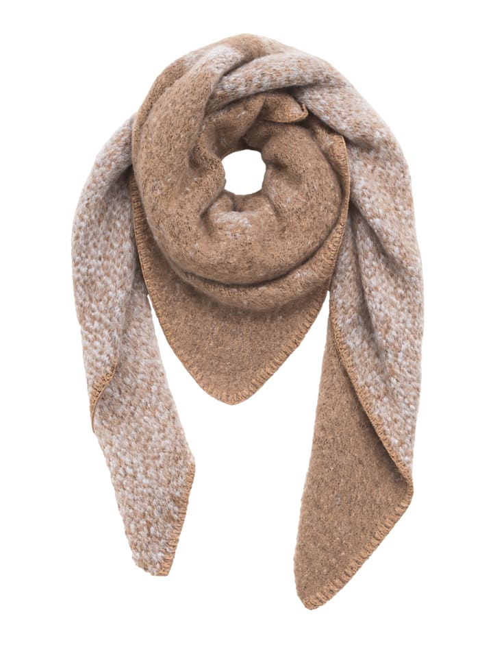 

Faera Мягкий треугольный шарф песочного цвета