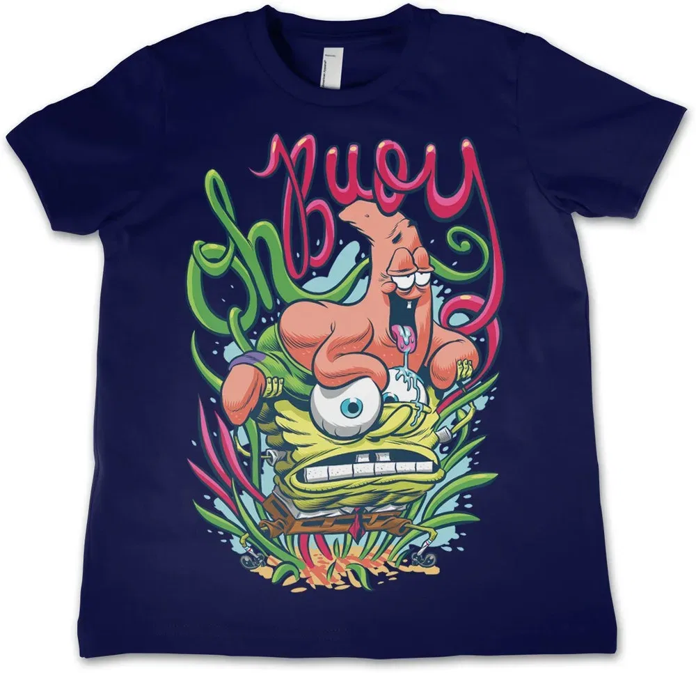 Детское T-Shirt с персонажем SpongeBob, синий