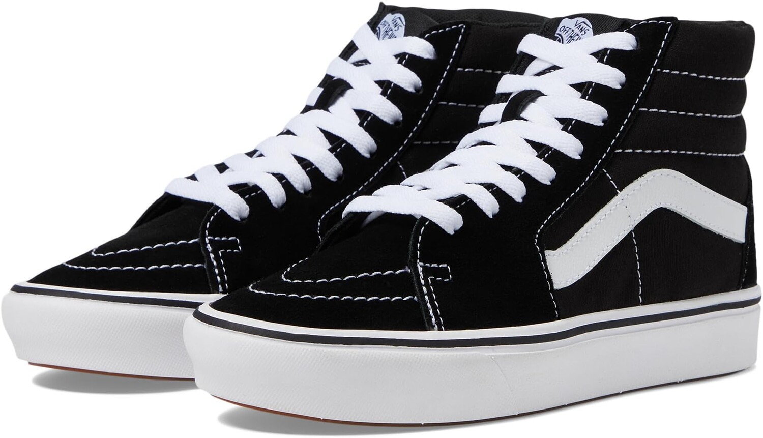 

Кроссовки Vans ComfyCush SK8-Hi, цвет (Classic) Black/True White
