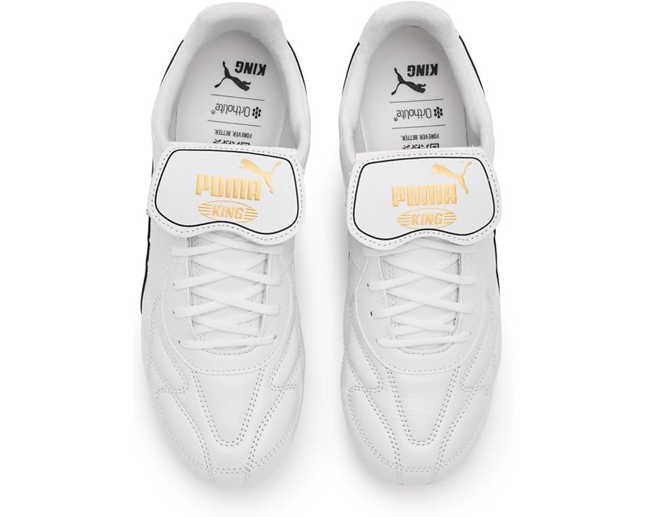 Мужские бутсы PUMA King Top Firm, искусственный газон, White/Black — фото 2