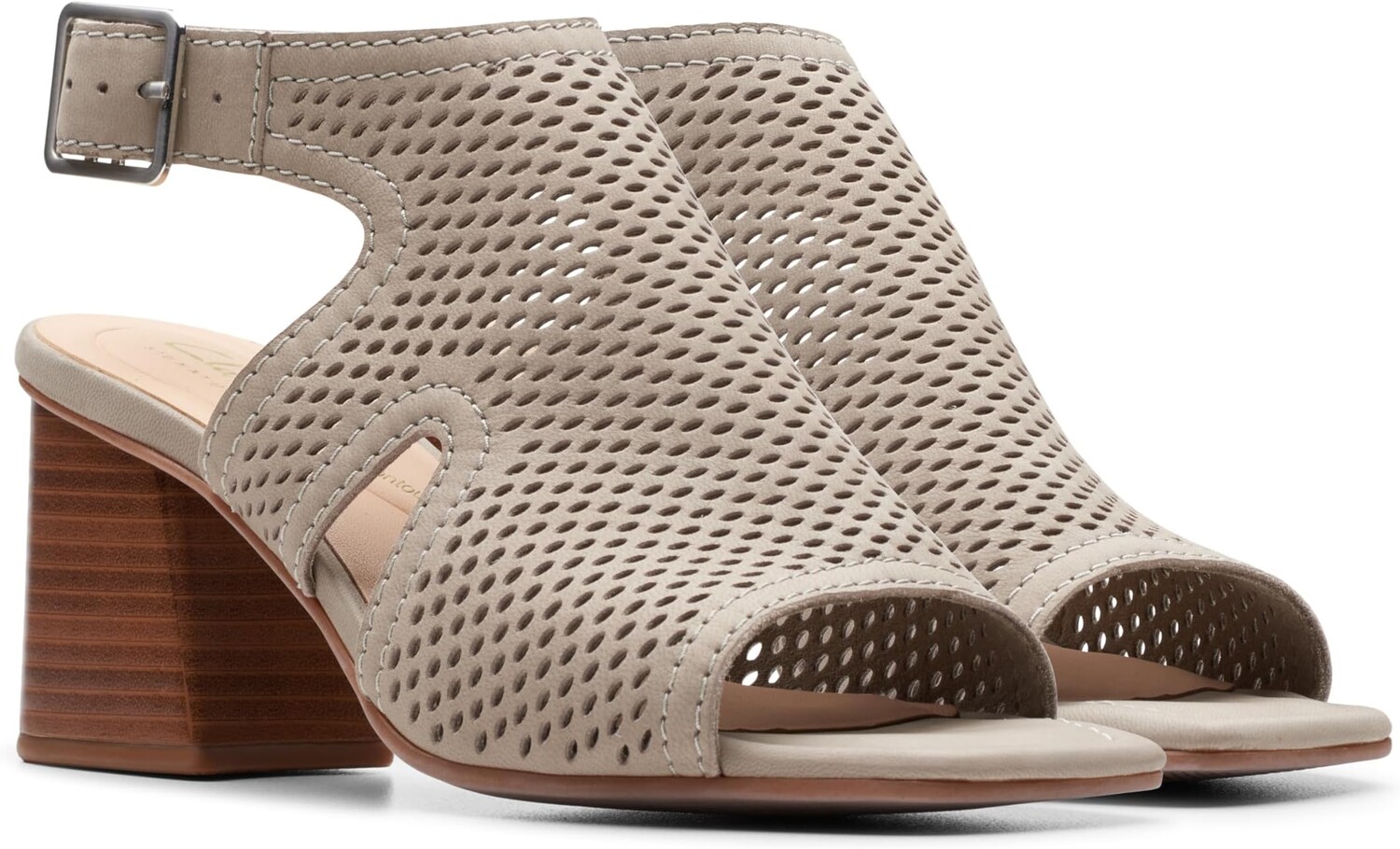 

Туфли Clarks Siara 65 Flow, цвет Stone Nubuck