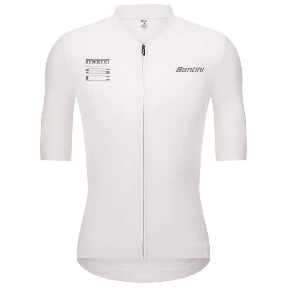 

Джерси с коротким рукавом Santini Pirelli Wheel, белый