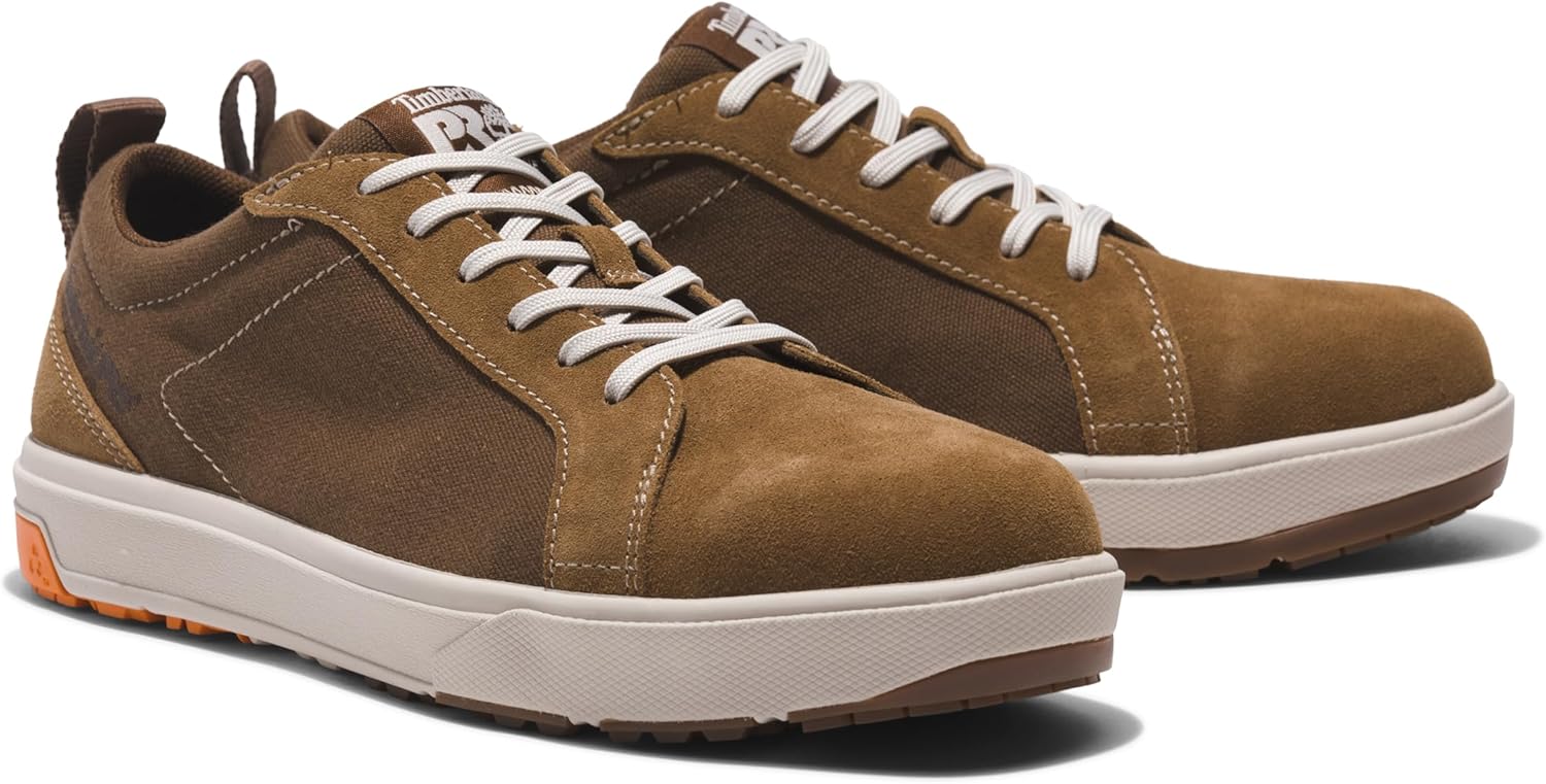 Timberland PRO мужские рабочие туфли Berkley Oxford с композитным защитным носком, Brown/Beige — фото 2