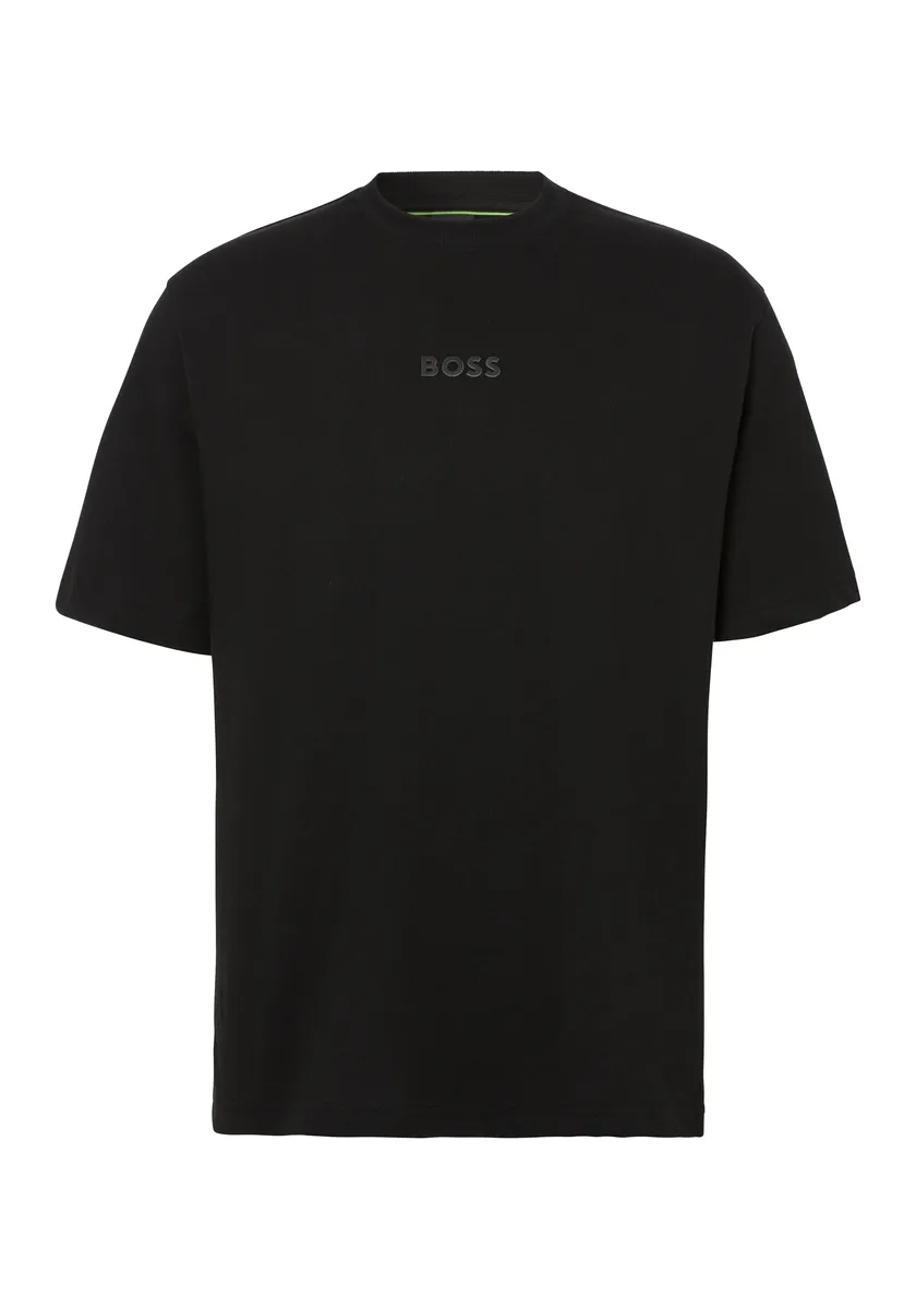 

BOSS GREEN Футболка "Tee 10", с круглым вырезом, черный