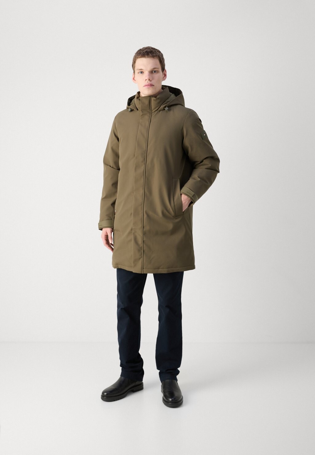 

Зимнее пальто PADDED PARKA Tommy Hilfiger, оливковый