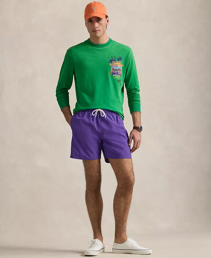 

Мужские плавки Traveler Classic длиной 14,6 см Polo Ralph Lauren, фиолетовый