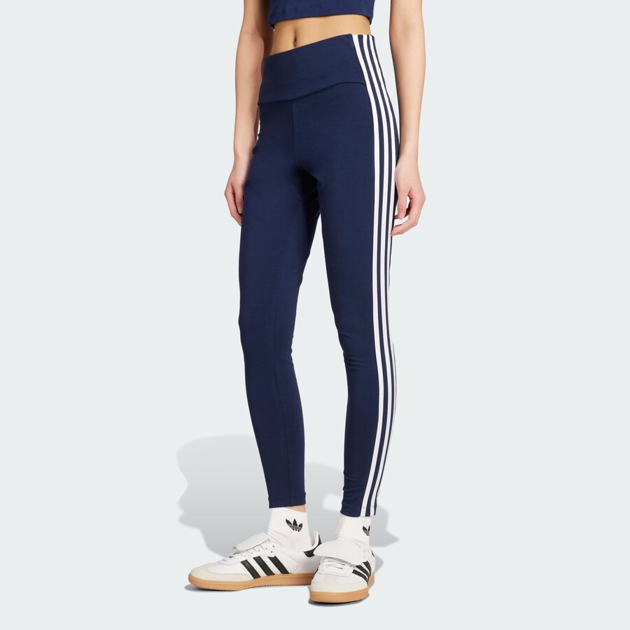 Узкие леггинсы ADIDAS ORIGINALS Adicolor, морской синий — фото 2