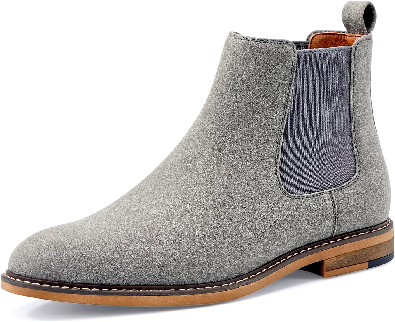 

Мужские ботинки Temeshu Chelsea Повседневные классические ботинки на щиколотку с легким надеванием для мужчин MS25, серый