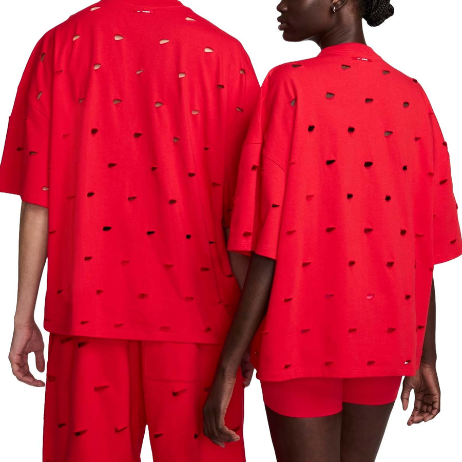 Футболка Nike x Jacquemus Swoosh T-shirt Asia Sizing 'Red', красный — фото 2