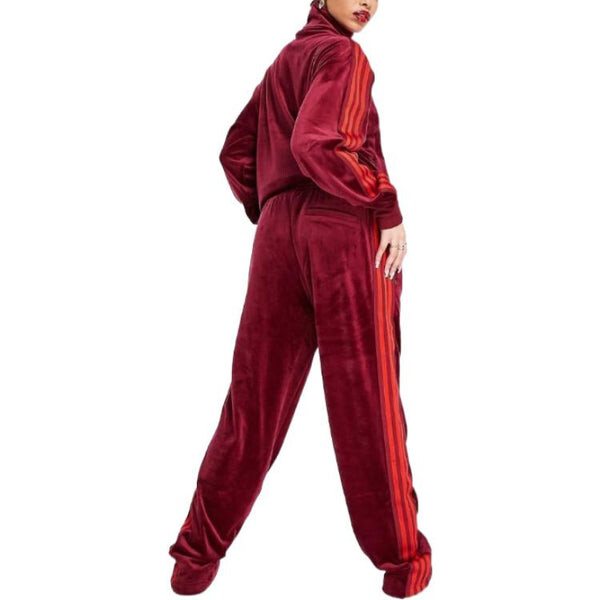 Спортивные штаны Men's adidas x IVY PARK Crossover Solid Color Stripe Sports Pants/Trousers/Joggers Red, красный — фото 4