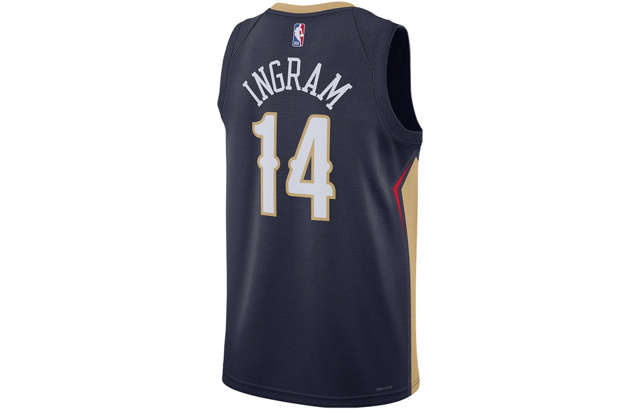 Джерси Nike NBA Brandon Ingram New Orleans Pelicans Icon Edition 2022/23 Swingman Jersey #14, темно-синий — фото 2