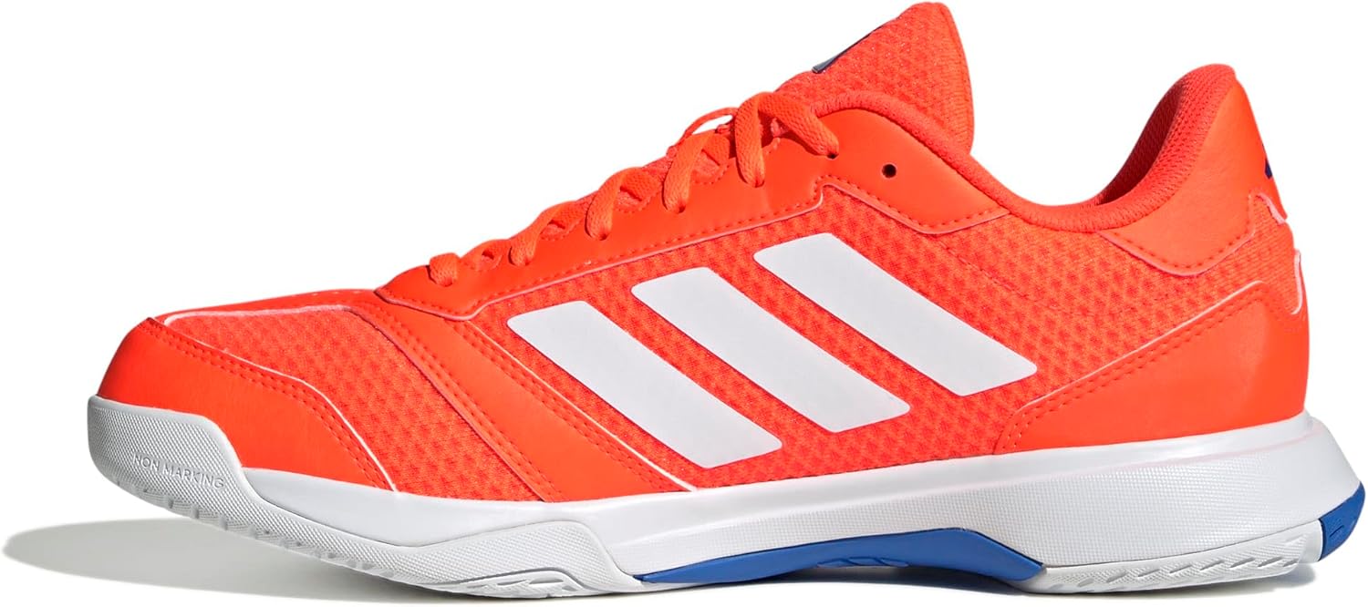 Мужские кроссовки Adidas Ligra 8 для зала, белый/фиолетовый — фото 4