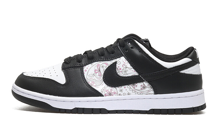 

Кроссовки Nike Dunk Skateboard Shoes Women's Low-Top Black White Pink