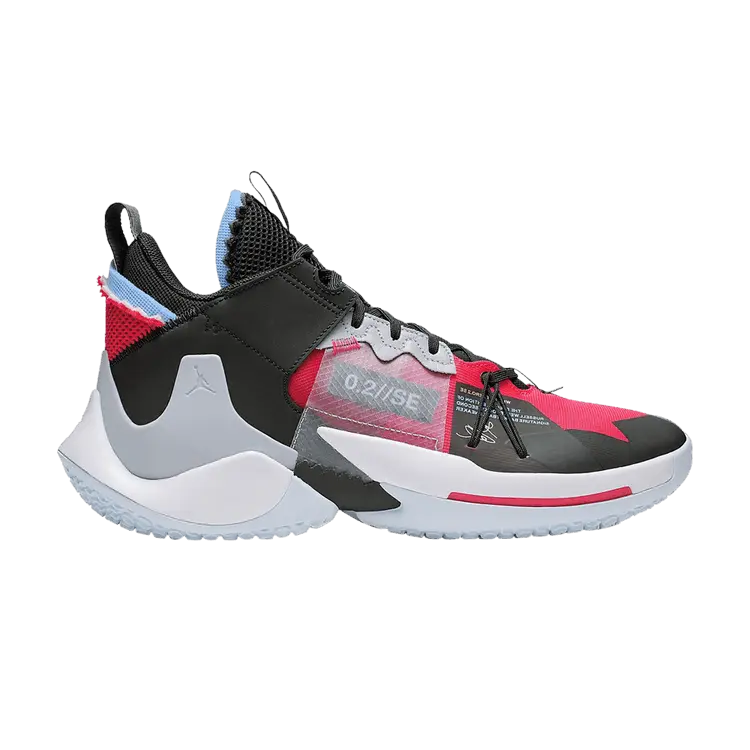 

Кроссовки Air Jordan Jordan Why Not Zer0.2 SE GS 'Red Orbit Black', красный