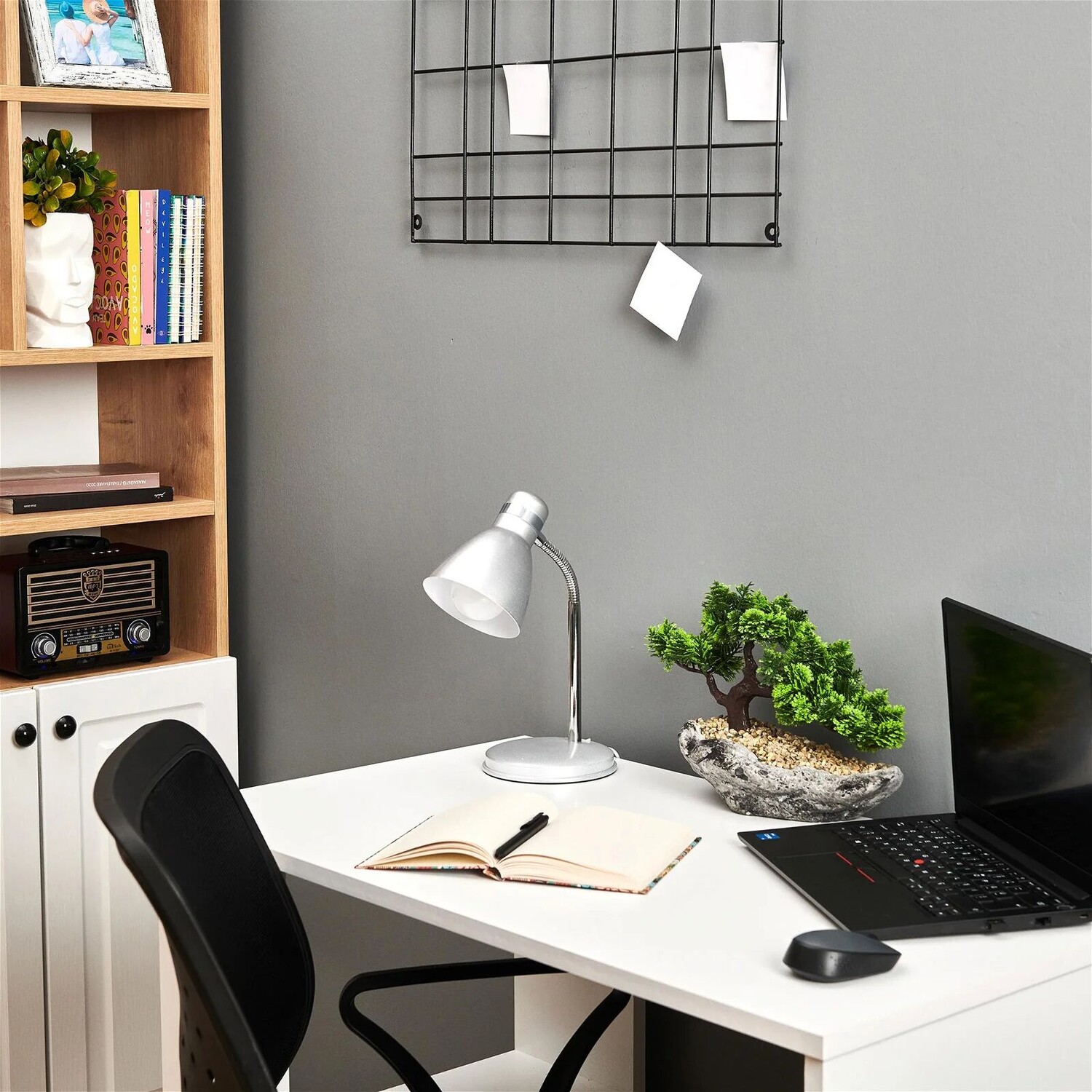 

Настольная лампа Nisa Luce Modern Chrome Spiral - серый