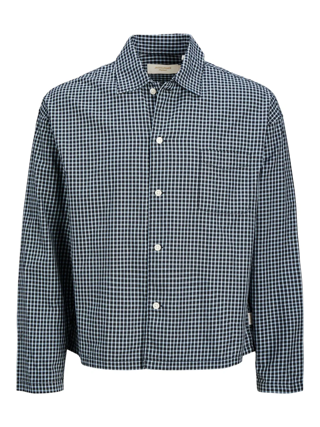 Рубашка с принтом, JACK & JONES Junior, sky captain
