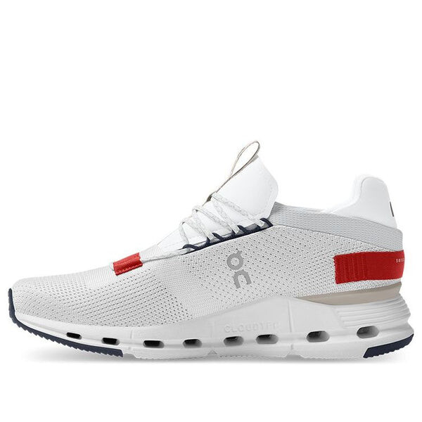

Кроссовки On Running Cloudnova 'White Red', белый, Белый;серый, Кроссовки On Running Cloudnova 'White Red', белый