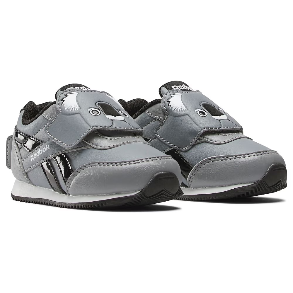 

Детские кроссовки Reebok royal cl jog 2.0 для малышей, grey/black/white