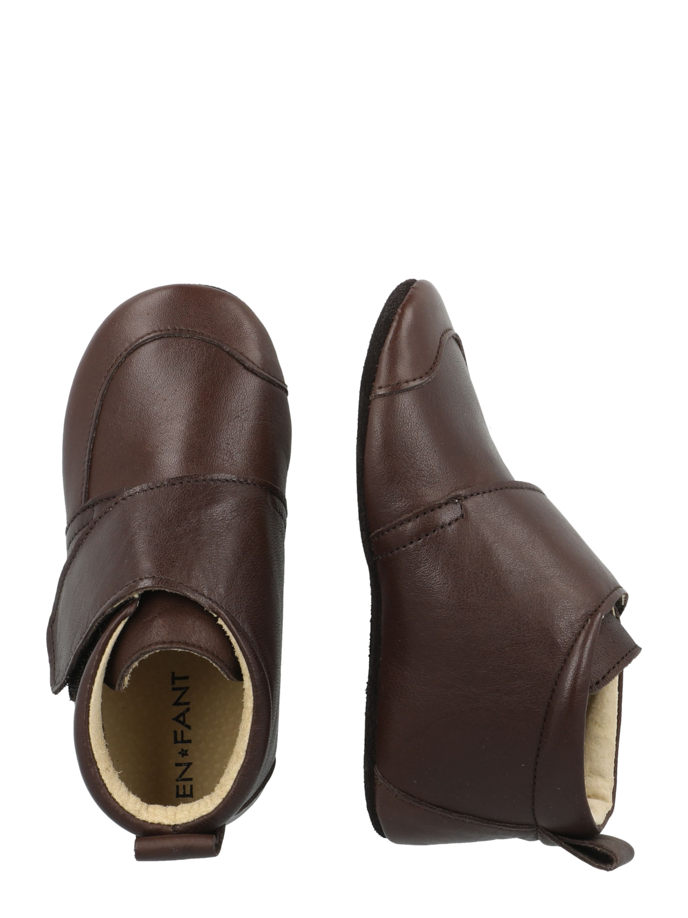 EN FANT First-Step Shoes в каштаново-коричневом цвете — фото 2