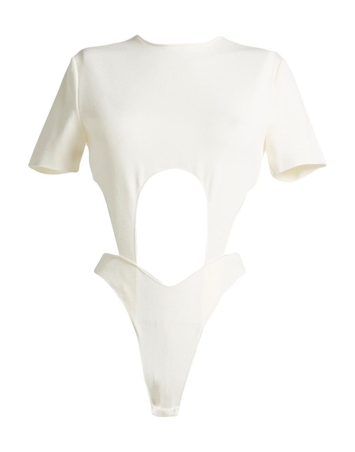 

Боди Mugler, слоновая кость