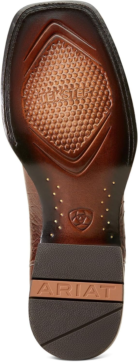 Мужские вестерн-бутсы Ariat Badlands, Dark Tabac Smooth Quill Ostritch — фото 3