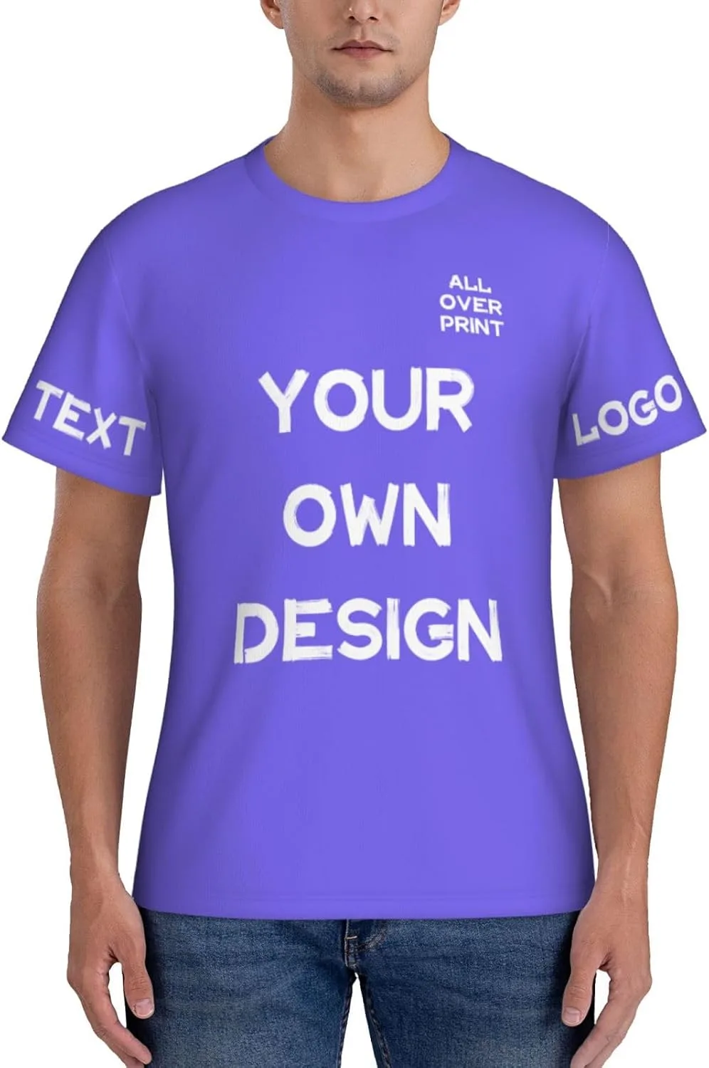 

Футболка с принтом Custom Shirt с логотипом и текстом