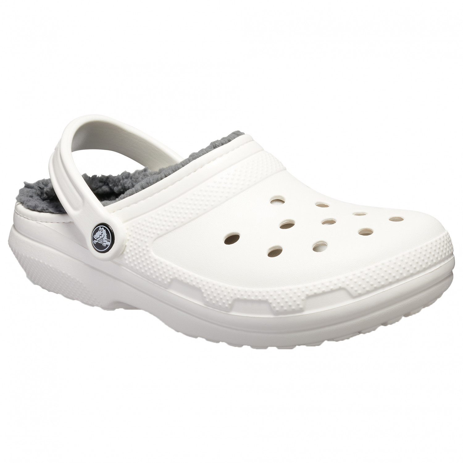 

Сандалии Crocs Classic Lined Clog, цвет White/Grey