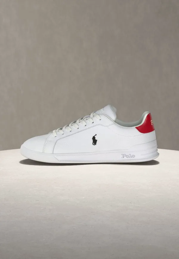 Кроссовки унисекс Polo Ralph Lauren, White/Red/Black — фото 2