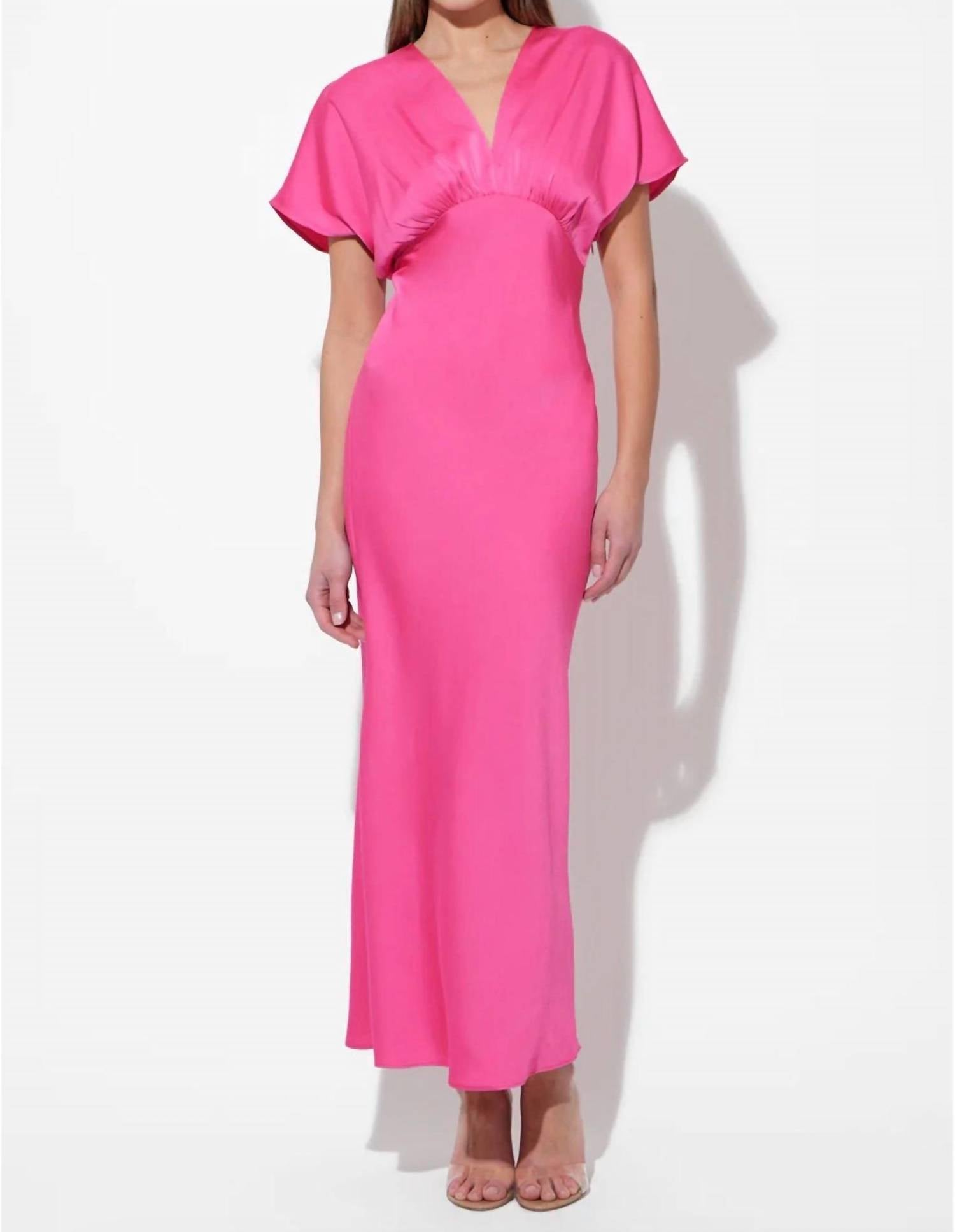 

Дарлинда Миди платье в пурпурном цвете Adelyn rae