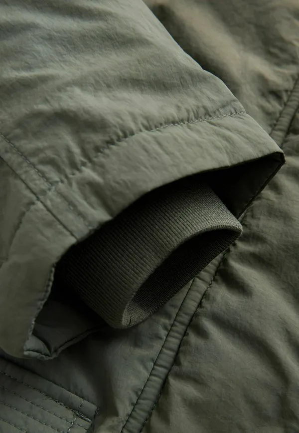Зимнее пальто стандартного кроя, устойчивое к дождю. Next, Khaki — фото 4
