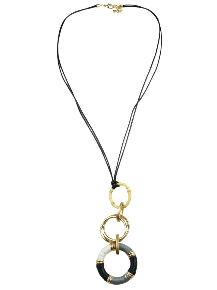 

Collezione alessandro Длинное колье «Эсмеральда» черного цвета