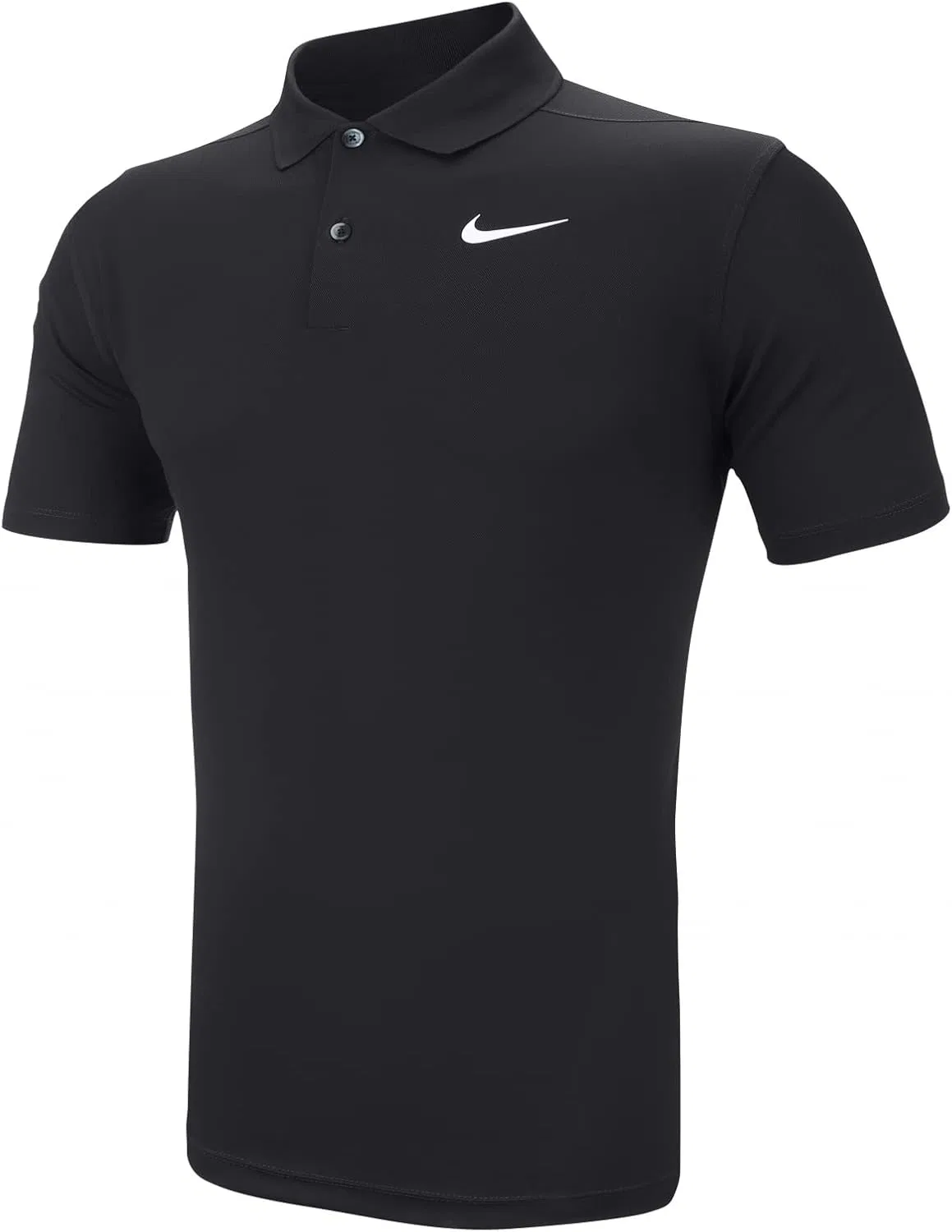 Поло Nike Dri-FIT, черный/белый