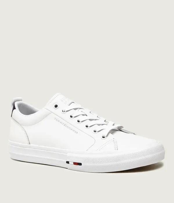 Кожаные кроссовки HARLEM Tommy Hilfiger, белый
