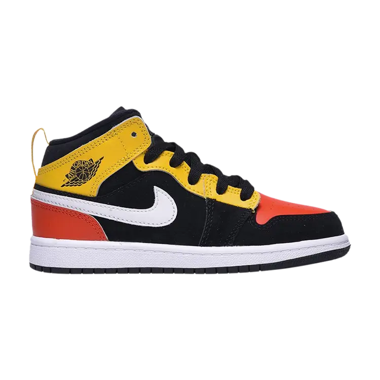 

Кроссовки Air Jordan 1 Mid SE PS, черный