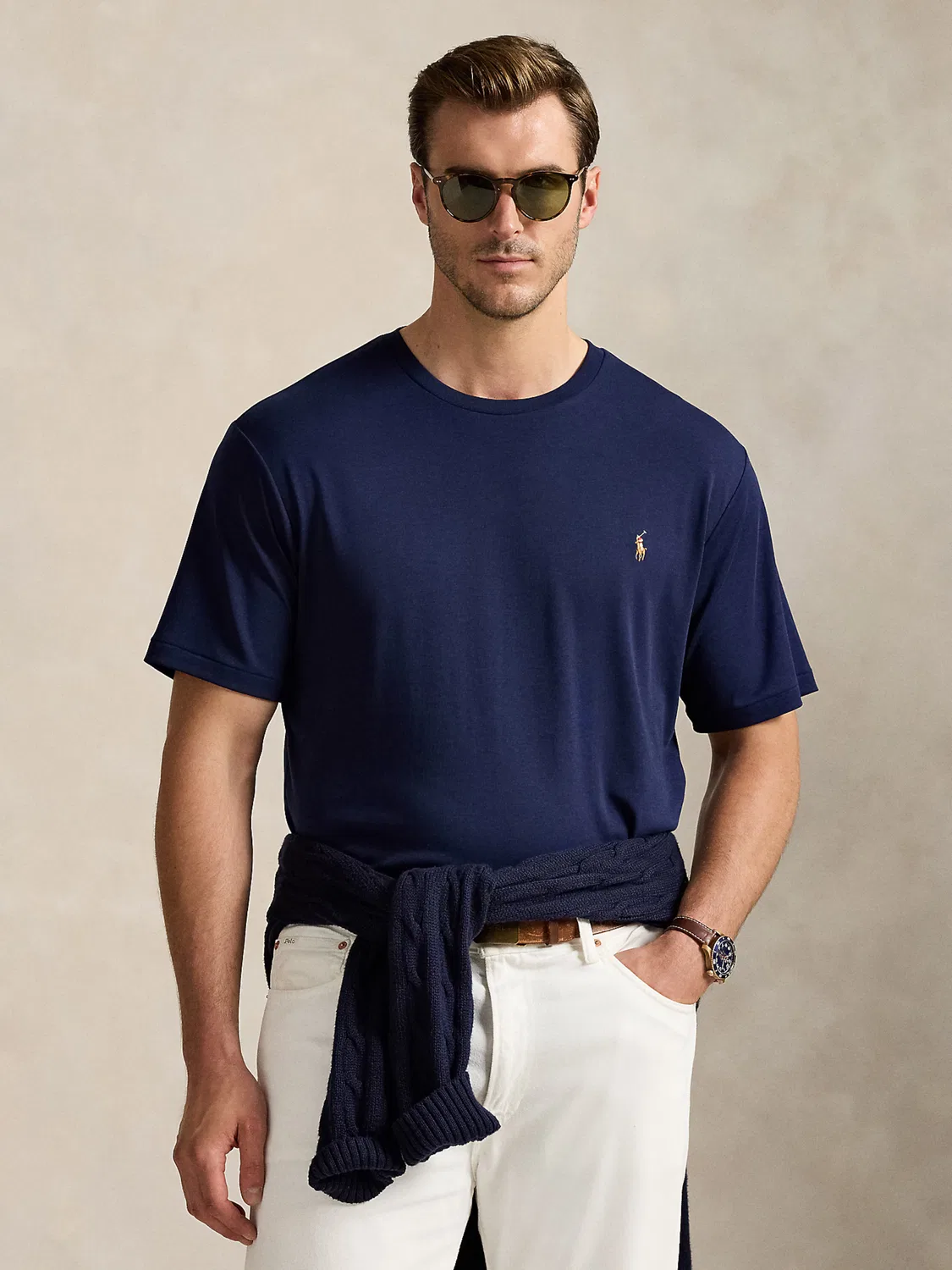 Футболка Polo Ralph Lauren Big & Tall, Navy — фото 2
