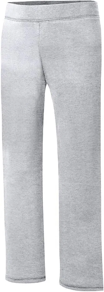 Спортивные штаны Hanes для девочек Big ComfortSoft EcoSmart с открытым низом, Light Steel
