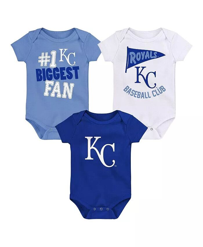 

Комплект из 3 боди для мальчиков и девочек Fanatics Kansas City Royals Fan Pennant Outerstuff
