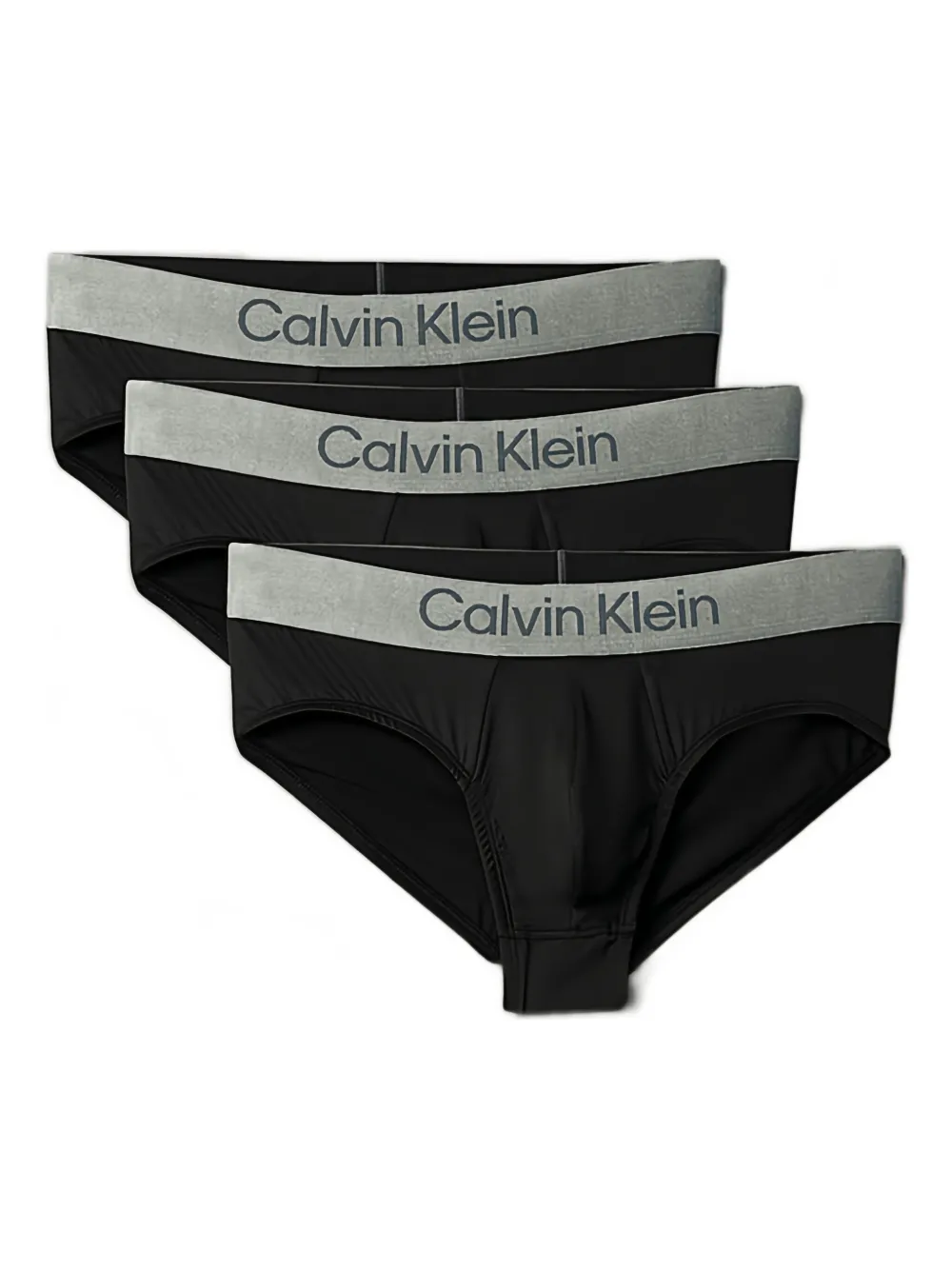 

Трусы с логотипом (упаковка из трех шт.) Calvin Klein, черный