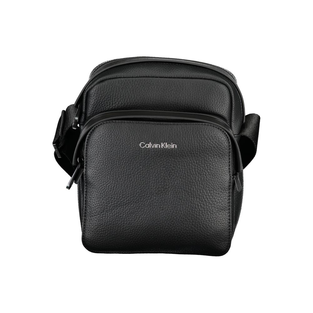 

Черная сумка через плечо из полиэстера Calvin Klein