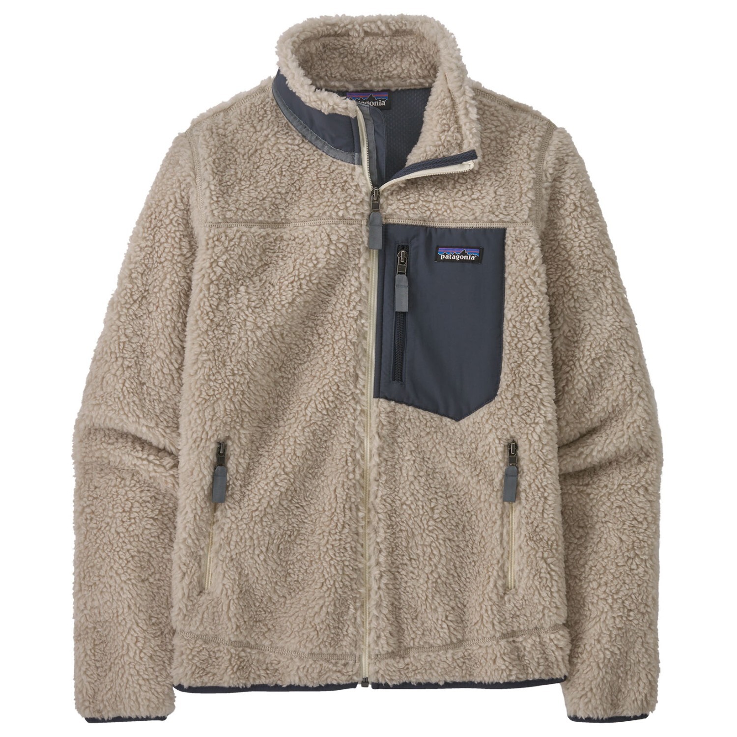

Флисовая жилетка Patagonia Women's Classic Retro X, цвет Natural with Smolder Blue