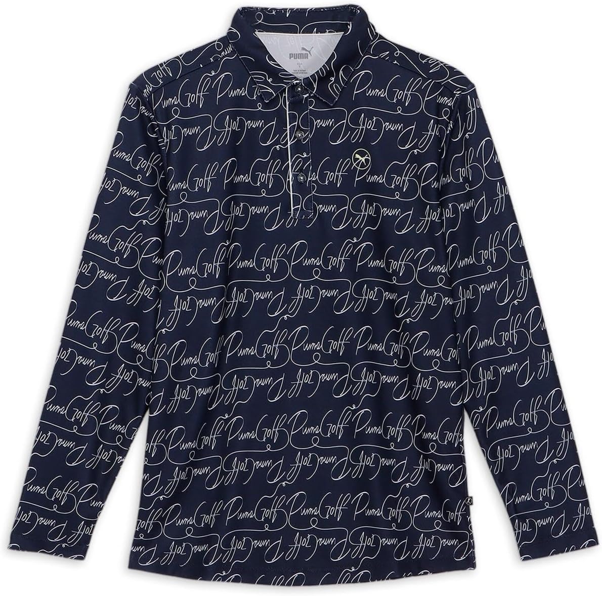 

Поло для гольфа Stretch Piqu AOP LS 63042502 Puma, темно-синий