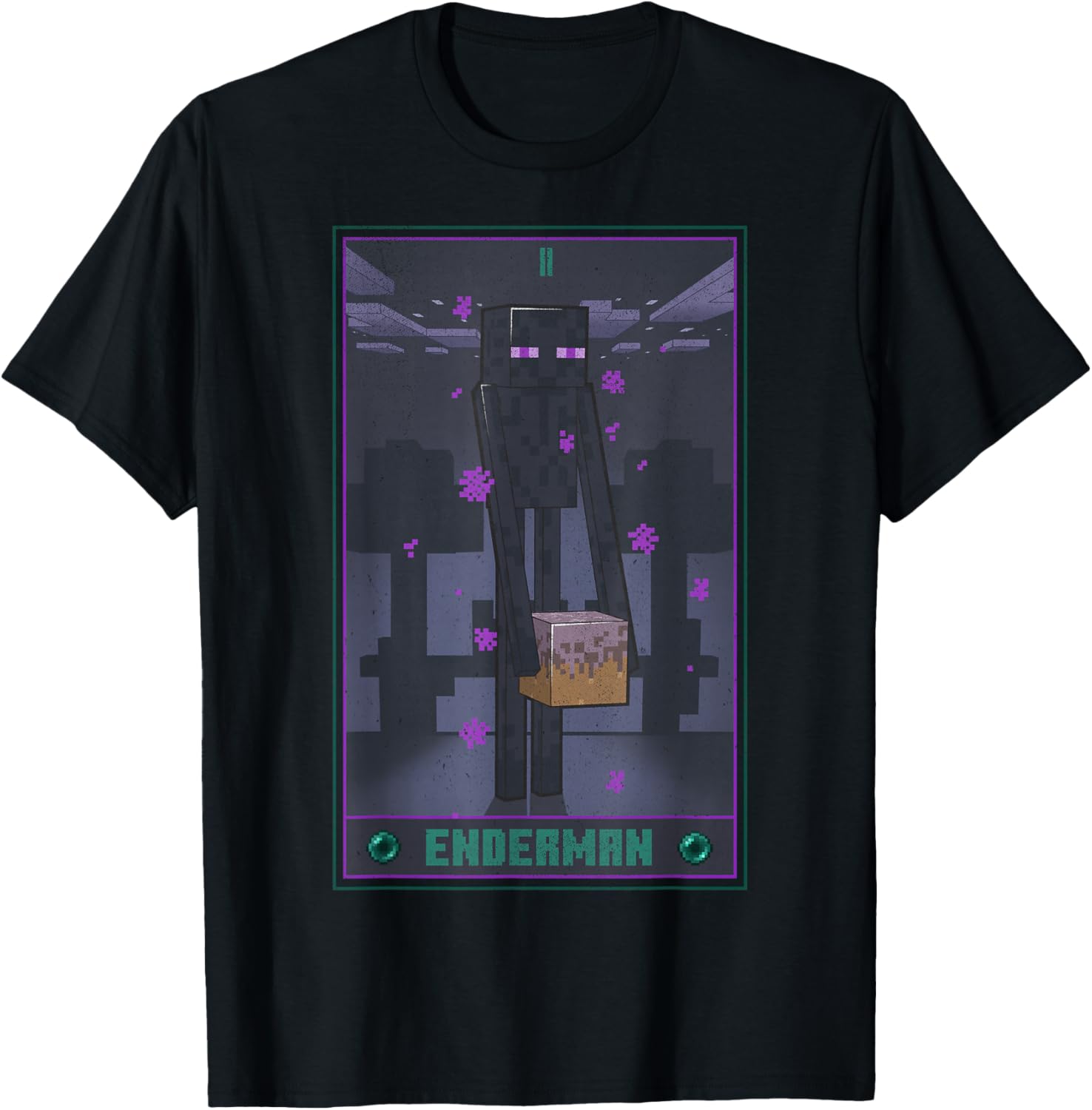 

Футболка Minecraft Enderman Tarot, черная (black 19-3911tcx), размер S