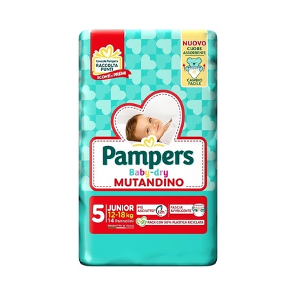 

Подгузники-трусы Pampers Baby Dry Junior, маленькая упаковка, 14 шт Fater