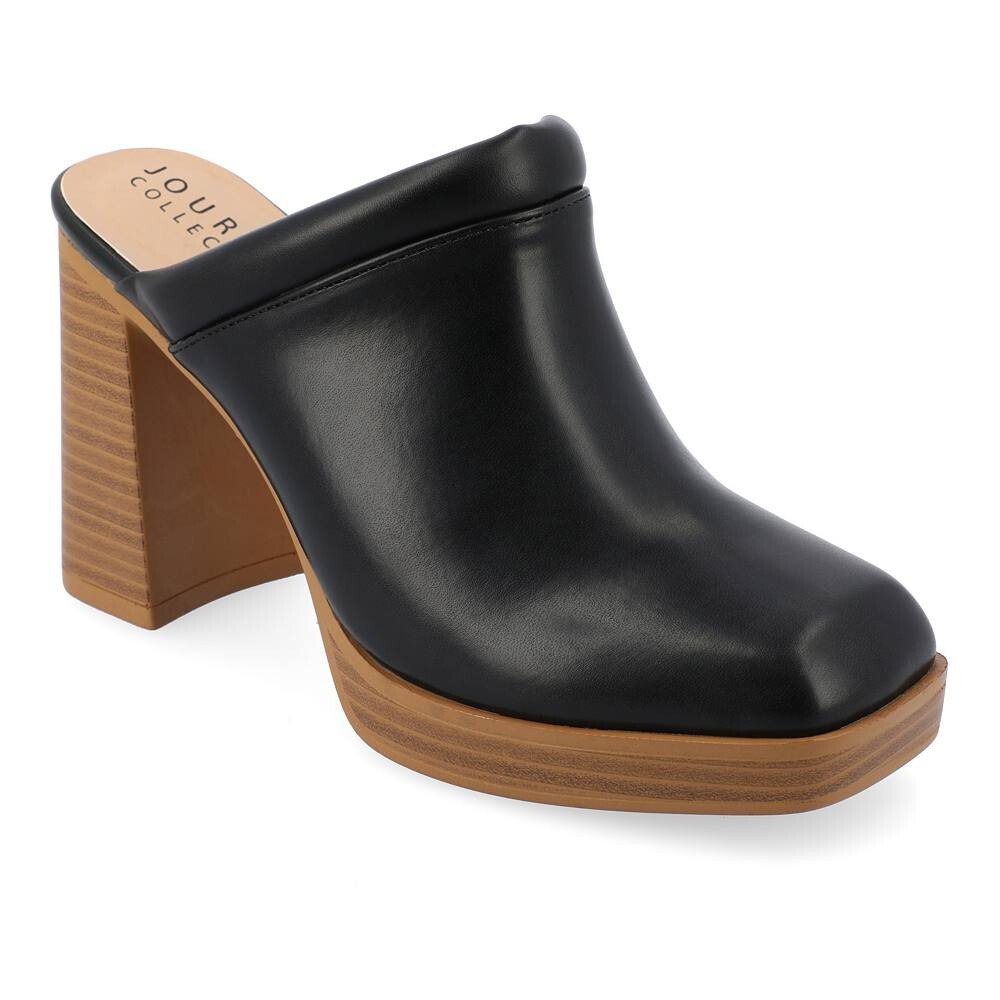 

Journee Collection Женские сабо Izara Tru Comfort Foam на каблуке, черный